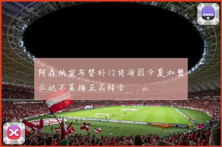 阿森纳宣布替补门将海因今夏加盟云达不莱梅正式转会
